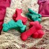 Dolci Impronte 3 Packs | Christmas Bag  Mignon Bones Red Green 100g