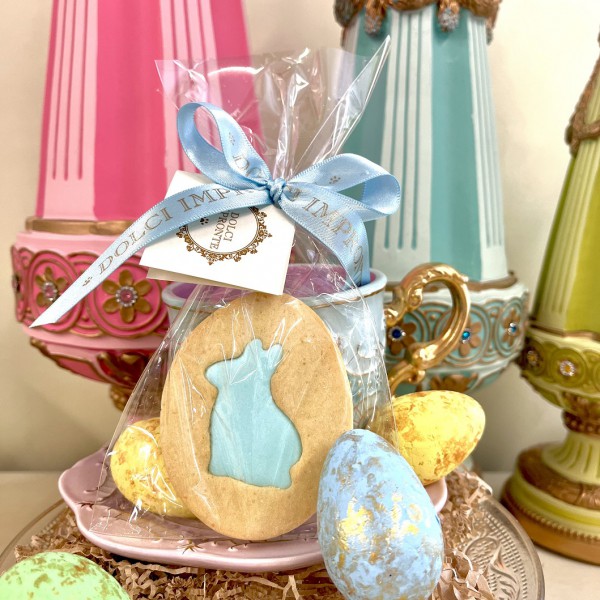 Dolci Impronte® - Easter - Egg with Blue Rabbit - 33gr -