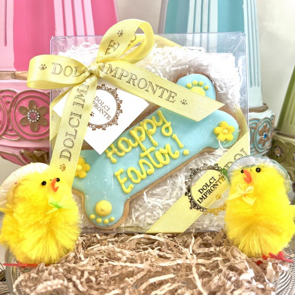 Dolci Impronte® - Easter - Blue Decorated Bone - 69 gr