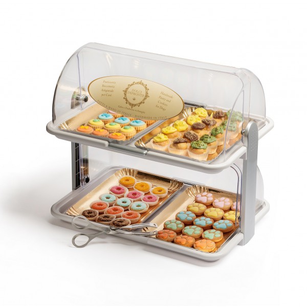 Dolci Impronte - Display Pasticceria - Due Ripiani -