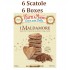 Dolci Impronte - I Maldamore - Pack of 6 Biscuit Boxes - With Carob Flour - 250 gr