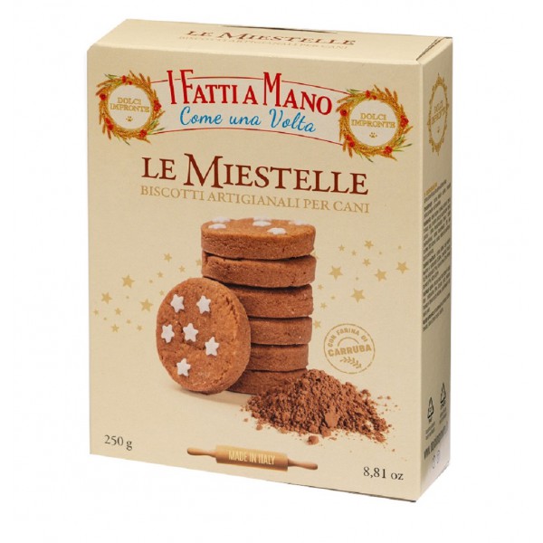 Dolci Impronte - Le Miestelle - Biscotti con Farina Carruba- 250 gr