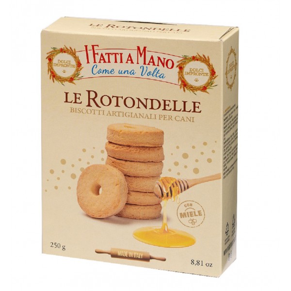 Dolci Impronte - Le Rotondelle - Biscotti al Miele - 250 gr