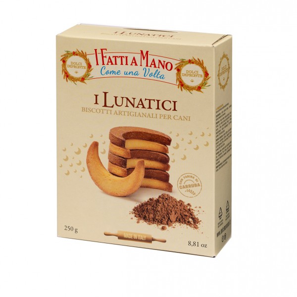 Dolci Impronte - I Lunatici - Biscotti Con Farina di carruba -  250 gr