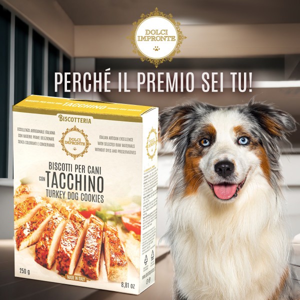 Dolci Impronte - I LUNATICI - Biscotti per cani con farina di carruba