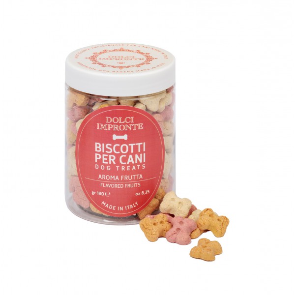 Dolci Impronte® - I Piccolini -Dog biscuits - Fruit flavor - 180 gr