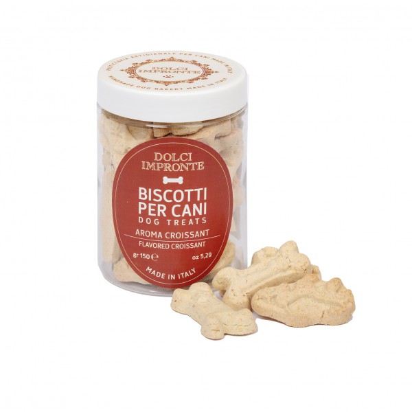 Dolci Impronte - Biscotti per cani - Aroma Croissant -  150 gr