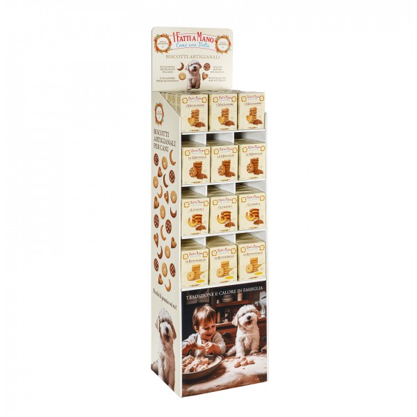 Dolci Impronte® - Espositore con 72 Scatole Fatti a Mano