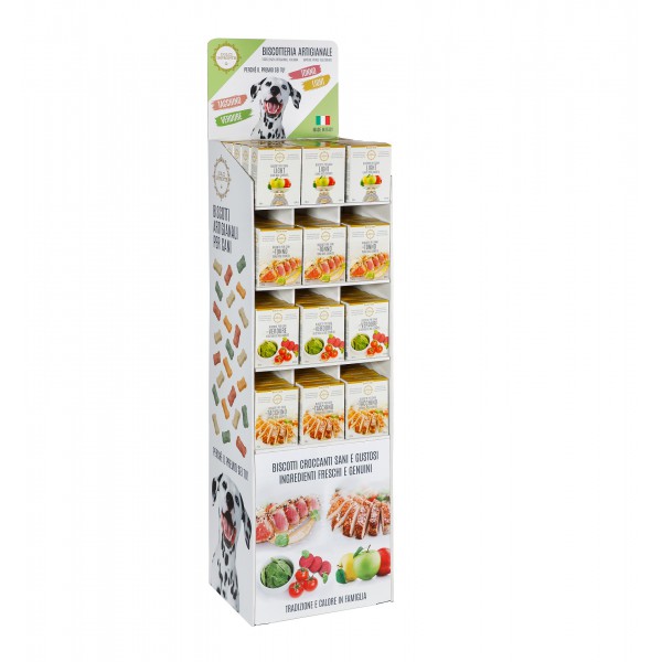 Dolci Impronte® - Display with 96 Boxes - Biscuits Collection