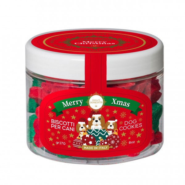 Dolci Impronte Jar of Christmas Biscuits - 170gr