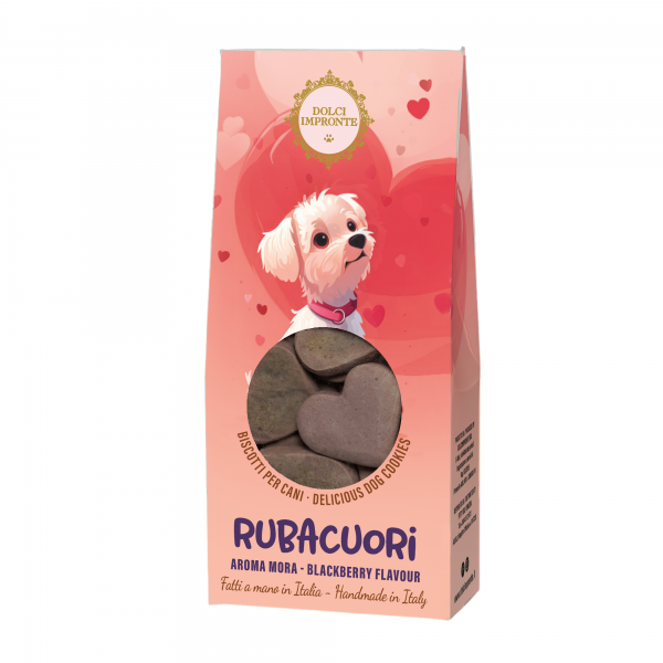 Dolci Impronte - Rubacuori -Cookies 80 g - blackberry flavour