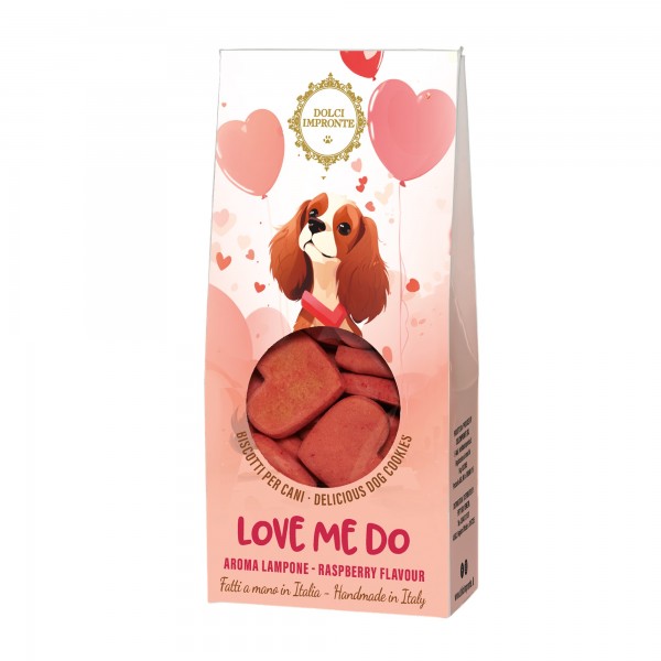 Dolci Impronte - Love me do - cookies  80 g - raspberry flavour