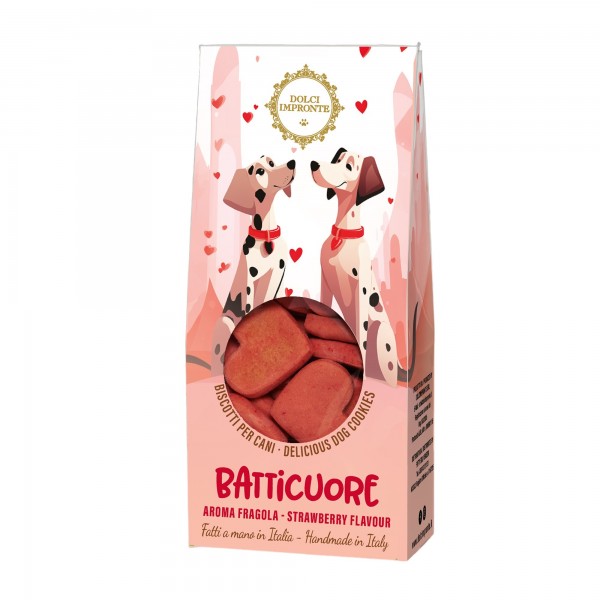 Dolci Impronte - Batticuore - cookies 80gr - strawberry flavour