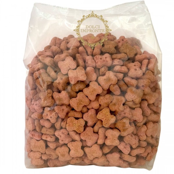 Dolci Impronte - VITALITY Biscotti  Erbe Officinali - Rosa canina e fragola - Peso 1.2kg