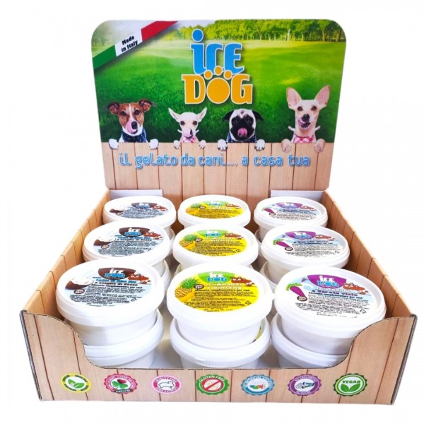 Il Gelato | Espositore da Banco 60 Vaschette 3 gusti