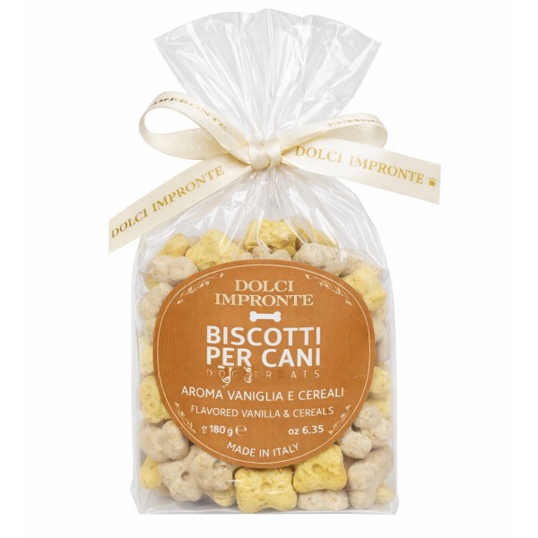 Dolci Impronte | I piccolini Biscotti Aroma Cereali e Vaniglia 180gr