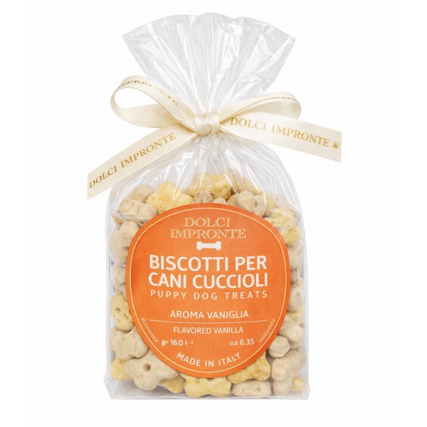 Dolci Impronte | I piccolini Biscotti per cuccioli Aroma Vaniglia 180 gr