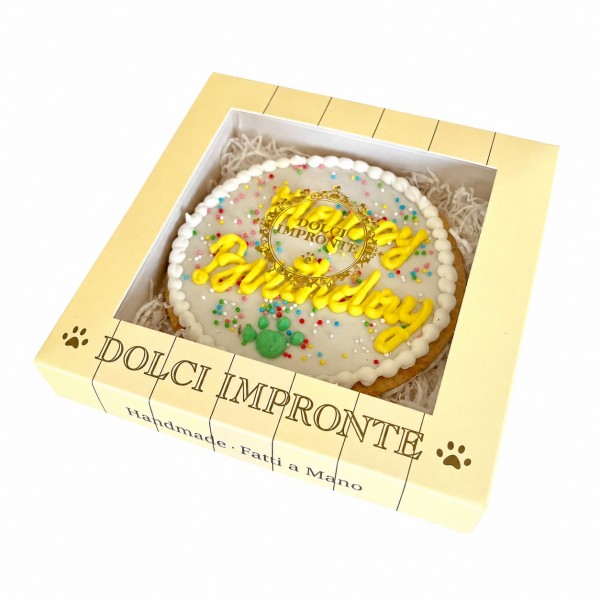 Dolci Impronte - Funny Round Birthday Cake - 115g