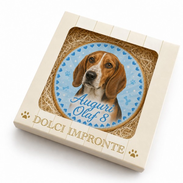 Dolci Impronte | Birthday Portrait - Personalized "him" 100g