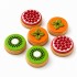 Dolci Impronte | 15 Cookies Tray Kiwi Pomegranate and Persimmon  270g