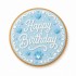 Dolci Impronte | Birthday Round Cake Blue 100 g