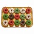 Dolci Impronte Tray | 15 Mini Donuts with Christmas Designs 215 g.  S18