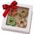 Dolci Impronte | Scatola Regalo Natale 4 Mini Donuts  55 gr - Confezione 2 scatole    S17