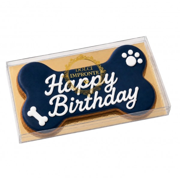 Dolci Impronte | Birthday Bone Blu NAVY - 85gr  3 Confezioni  (S9)