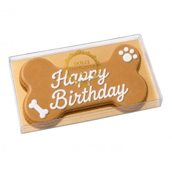Dolci Impronte | Birthday Bone Caramello - 85gr  3 Confezioni  (S9)