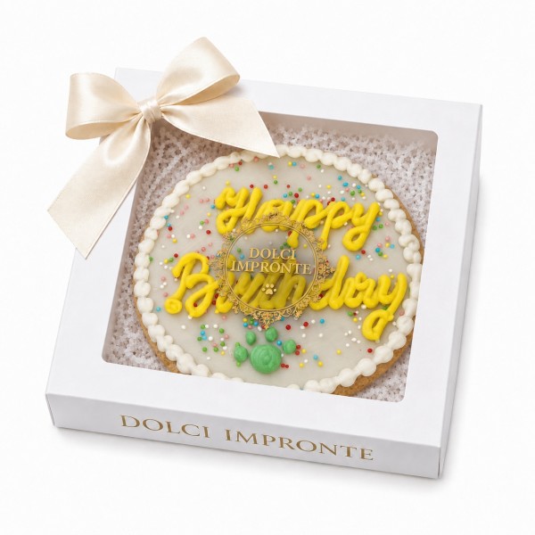 Dolci Impronte - Funny Round Birthday Cake - 115g