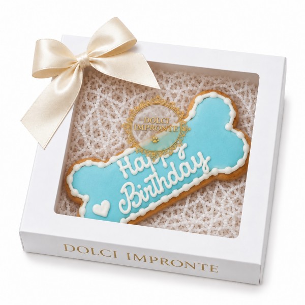 Dolci Impronte - Compleosso Light Blue -Box - Handmade Decorated - 90gr