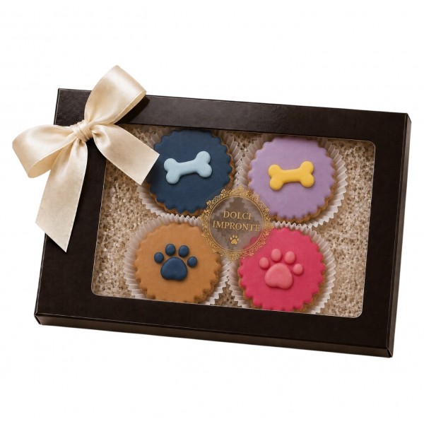 Dolci Impronte | Wengé Gift Box 4 Cupcakes 80 g