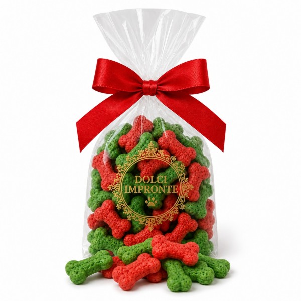 Dolci Impronte | Christmas Bag Mignon Bones 170 g.