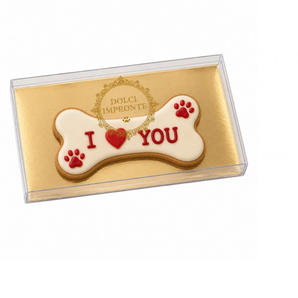 Dolci Impronte – Biscotto Osso i Love You  36g