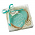 Dolcimpronte - Cuore di Torta Verde Tiffany